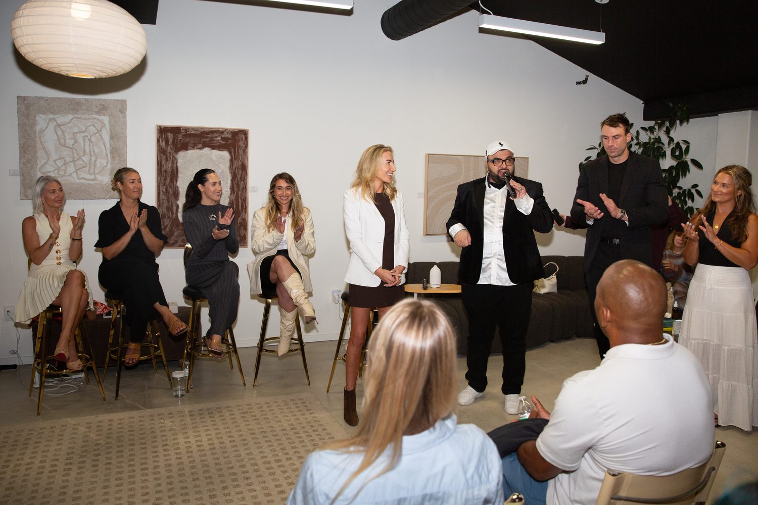 Lauren Fields hosting the Fieldswell and Friends After Hours live panel